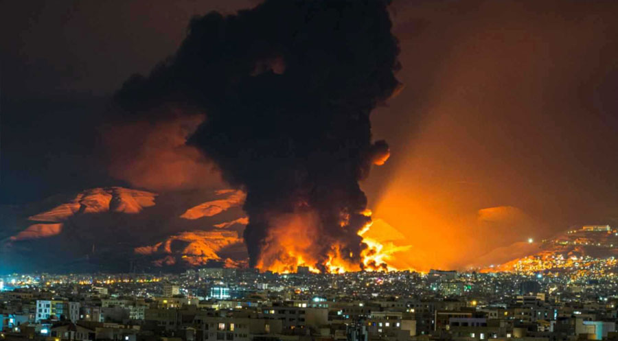 هێرشە مووشەکییەکانی سەر تاران دەیان کوژراوو برینداری لێکەوتەوە