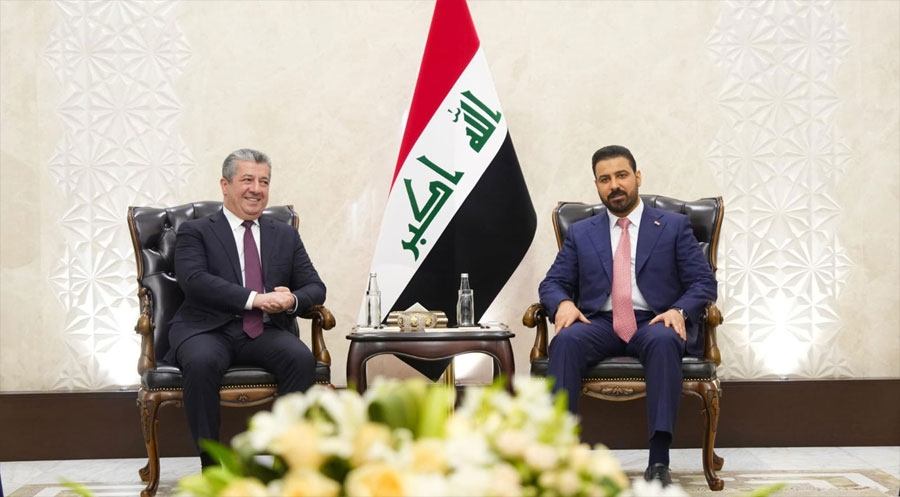 سەرۆکوەزیرانی هەرێمی کوردستان و هاوتا عێراقیەکەی لە بەغدا کۆبوونەوە