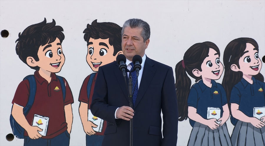 مەسروور بارزانی سەرۆکوەزیرانی هەرێمی کوردستان، زەنگی ساڵی نوێی خوێندنی لێدا