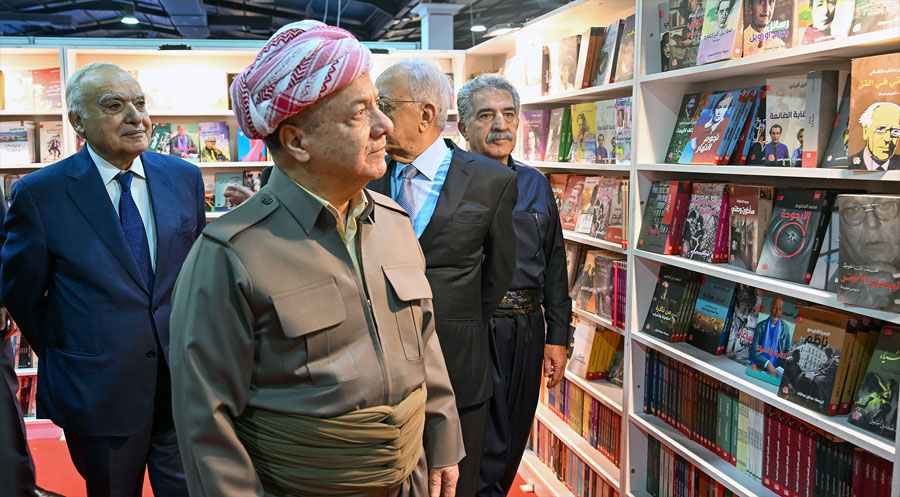 سەرۆک بارزانی هەژدەیەمین پێشانگای نێودەوڵەتی کتێب لە شاری هەولێر دەکاتەوە